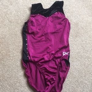 Maroon gk gymnastics leotard